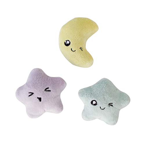 0700603703819 - PETSTAGES TOSS N TWINKLE CATNIP CAT TOYS - 3 PACK