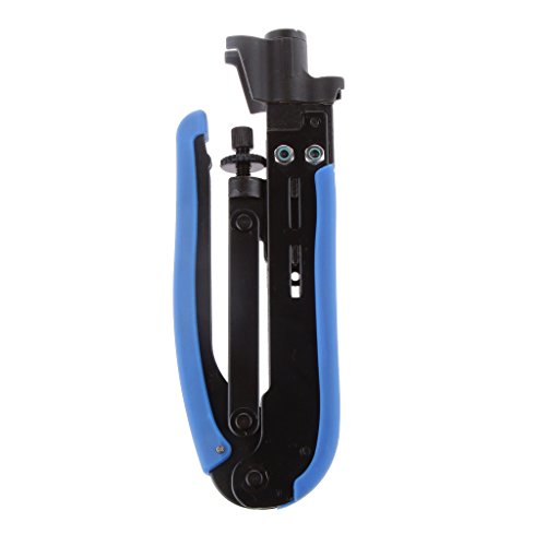0700645232797 - HIGH QUALITY RG6 RG11 COAXIAL CABLE CRIMPER COMPRESSION TOOL FOR F CONNECTOR