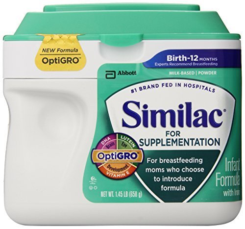 0070074630137 - SIMILAC FOR SUPPLEMENTATION INFANT FORMULA WITH IRON, POWDER, 23.2 OUNCES (PACK OF 4) (PACKAGING MAY VARY)