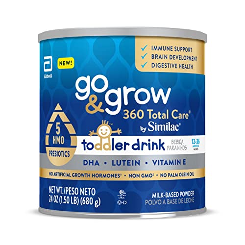 0070074684000 - GO & GROW HMO BY SIMILAC MILK-BASED TODDLER DRINK, POWDER, 24 OZ (PACK OF 6)