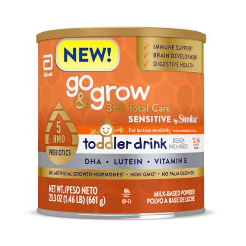 0070074685113 - GO & GROW 360 TOTAL CARE SENSITIVE BY SIMILAC TODDLER NUTRITIONAL DRINK WITH 5 HMOS, POWDER, 23.3-OZ CAN