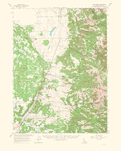 0700751816638 - HISTORICAL TOPOGRAPHIC MAPS - DAVIS CREEK QUADRANGLE CALIFORNIA TOPOGRAPHIC (CA) USGS 1964 - MATTE ART PAPER