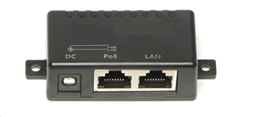 0700953761644 - PASSIVE POE INJECTOR POWER OVER ETHERNET - RJ45 DATA TO RJ45 POE, 2.1MM X 5.5MM DC CONNECTOR WALL MOUNT WS-POE-1-WM (WILL ALSO POWER 802.3AF)
