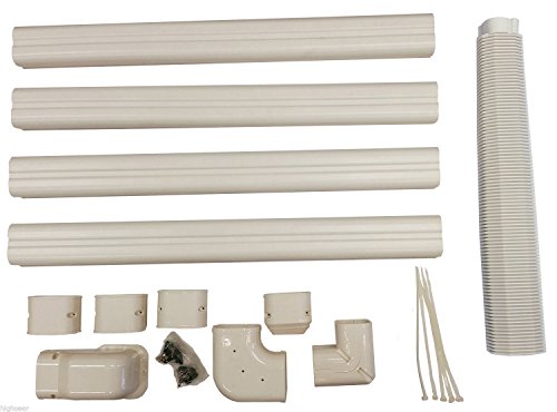 0700953800633 - DECORATIVE PVC LINE COVER KIT FOR MINI SPLIT AIR CONDITIONERS AND HEAT PUMPS