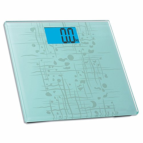 0700953844330 - CAMRY DIGITAL BODY SCALE ULTRA SLIM WITH EXTRA LARGE 4.3 INCHES BACK-LIGHT DISPLAY STEP ON TECHNOLOGY (MEDIUM-AQUAMARINE)
