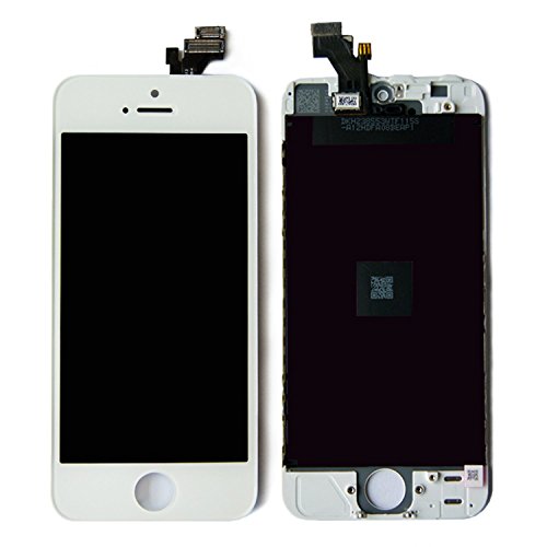 0700953995940 - LCD TOUCH SCREEN DIGITIZER FRAME ASSEMBLY FULL SET LCD TOUCH SCREEN REPLACEMENT FOR IPHONE 5 5G - WHITE