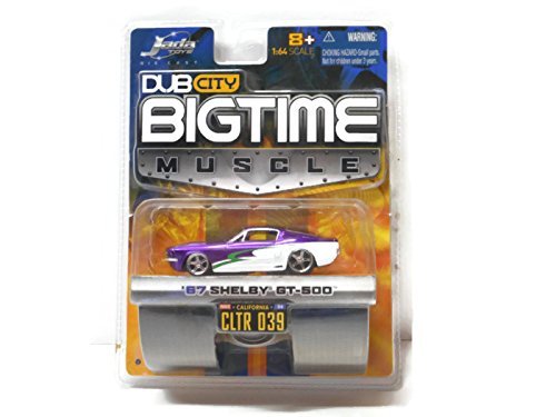 0701017305859 - JADA TOYS BIGTIME DUB CITY 67 SHELBY GT-500 PURPLE AND WHITE