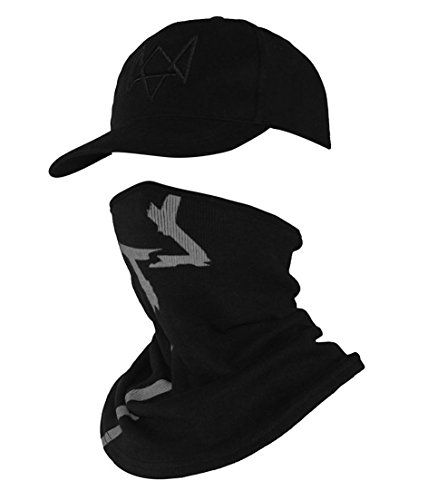 0701041581342 - WATCH DOGS AIDEN PEARCE FACE MASK HAT SET