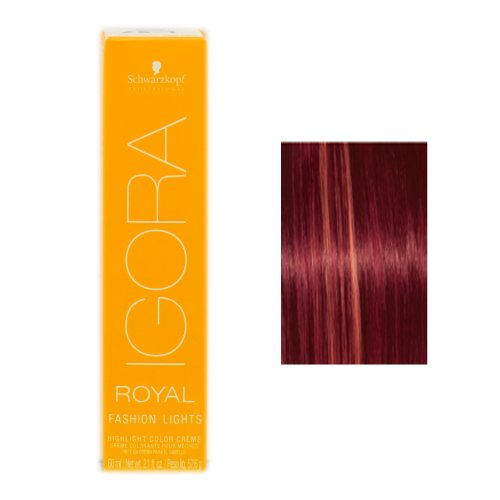 0701102419836 - SCHWARZKOPF PROFESSIONAL IGORA ROYAL FASHION LIGHTS HAIR COLOR - L-88 RED