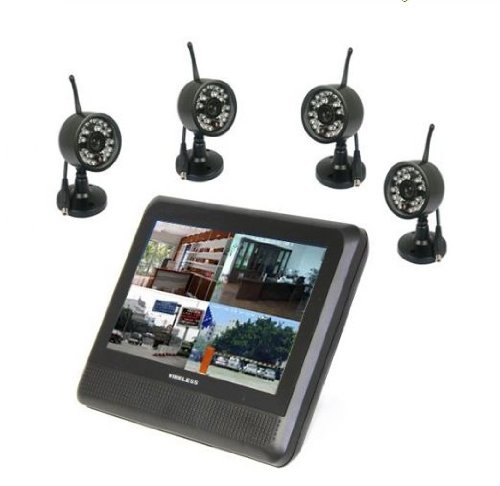 0701142535077 - 7 INCH TFT LCD 2.4GHZ WIRELESS BABY MONITOR WITH NIGHT VISION +4PCS WIRELESS OUTDOOR CAMERA AV OUT