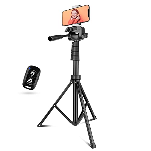 0701151927016 - AUREDAY 67 PHONE TRIPOD&CAMERA STAND, SELFIE STICK TRIPOD WITH REMOTE AND PHONE HOLDER, PERFECT FOR SELFIES/VIDEO RECORDING/VLOGGING/LIVE STREAMING