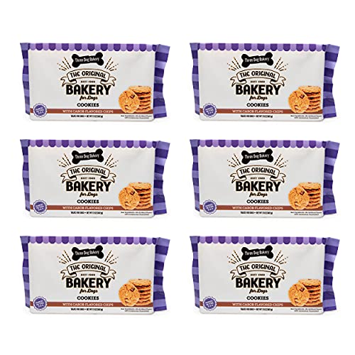 0701159140615 - THREE DOG BAKERY COOKIES WITH CAROB FLAVORED CHIPS, PREMIUM TREATS FOR DOGS, 13 OUNCE PACKAGE, 6-PACK