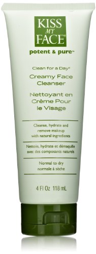 0701456924642 - KISS MY FACE ORGANIC CLEAN FOR A DAY CREAMY FACE CLEANSER, NATURAL FACE WASH 4 O