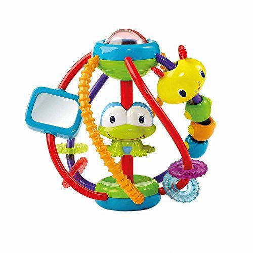 0701536343769 - BRIGHT STARTS CLACK AND SLIDE ACTIVITY BALL BABY COLORFUL MINI AROUND BEADS EDUCATIONAL GAME TOY BABY & TODDLER TOYS > ACTIVITY PLAY CENTERS- 1PCS