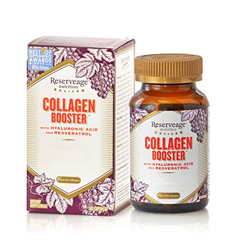 0701578445124 - RESERVEAGE NUTRITION - COLLAGEN BOOSTER WITH RESVERATROL, HELPS SUPPORT RADIANT AND HEALTHY SKIN, 60 VEG CAPSULES