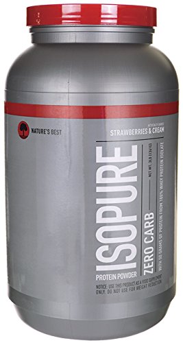 0701582398836 - NATURE'S BEST PERFECT ZERO CARB ISOPURE STRAWBERRIES AND CREAM -- 3 LBS