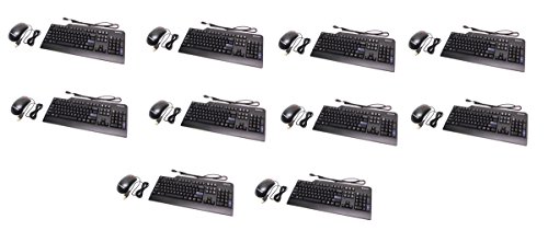 0701622318657 - 10-LOT GENUINE 54Y9400 45J4888 IBM LENOVO BLACK PREFERRED PRO USB WIRED COMPUTER WORK OFFICE HOME KEYBOARD AND MOUSE SET KIT COMPATIBLE KEYBOARD PART NUMBERS: 41A5289, SK-8825, 54Y9400, KB1021 COMPATIBLE MOUSE PART NUMBERS: 45J4888, 25011476, 45J4889, M-