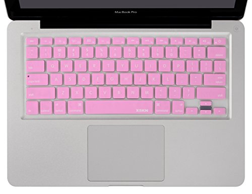 0701630396760 - XSKN ENGLISH LETTER US VERSION SILICONE KEYBOARD COVER SKIN FOR MACBOOK AIR 13 & MACBOOK PRO 13 15 17 WITH OR WITHOUT RETINA DISPLAY(PINK)
