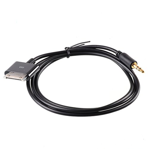 0701630837744 - SMAYS VEHICLE AUX-IN CABLE FOR APPLE IPHONE IPOD 30PIN CONVERT TO STEREO 3.5MM AUDIO CABLE (3.2 FEET = 1 METER, BLACK)