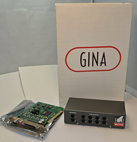 0701649097498 - EVENT ECHO GINA 20 BIT MULTI-CHANNEL RECORDING INTERFACE CARD WITH BREAKOUT BOX