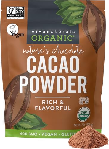 0701722747661 - VIVA LABS #1 BEST SELLING CERTIFIED ORGANIC CACAO POWDER FROM SUPERIOR CRIOLLO BEANS, 2LB BAG