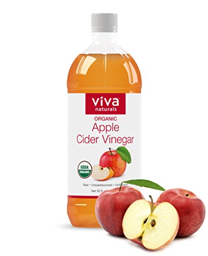 0701722747920 - VIVA NATURALS ORGANIC APPLE CIDER VINEGAR WITH THE MOTHER, 32 OZ - BEST TASTING, RAW, UNFILTERED & UNDILUTED, NON-GMO