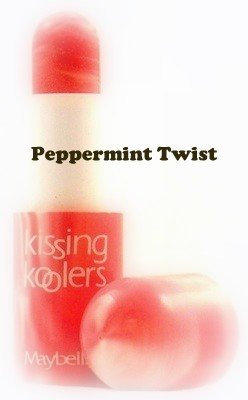 0701748459234 - MAYBELLINE KISSING KOOLERS FLAVORED LIP GLOSS ~ PEPPERMINT TWIST (QUANTITY 1)