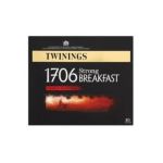 0070177136994 - 1706 STRONG BREAKFAST STRONG & TRADITIONAL UK 80 TEA BAGS