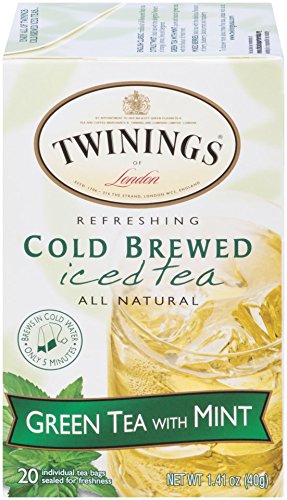 0070177261702 - COLD BREWED ICED TEA GREEN TEA WITH MINT 20 TEA BAGS