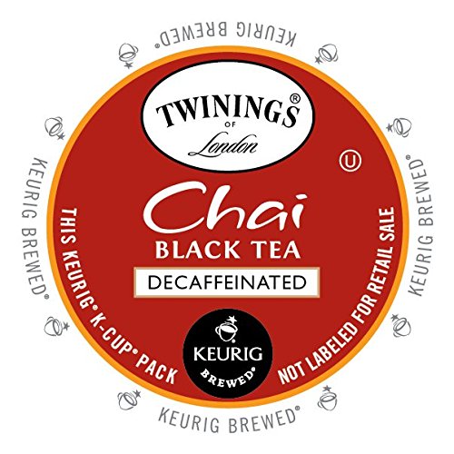 0070177516710 - TWININGS CHAI DECAF TEA, KEURIG K-CUPS, 24 COUNT