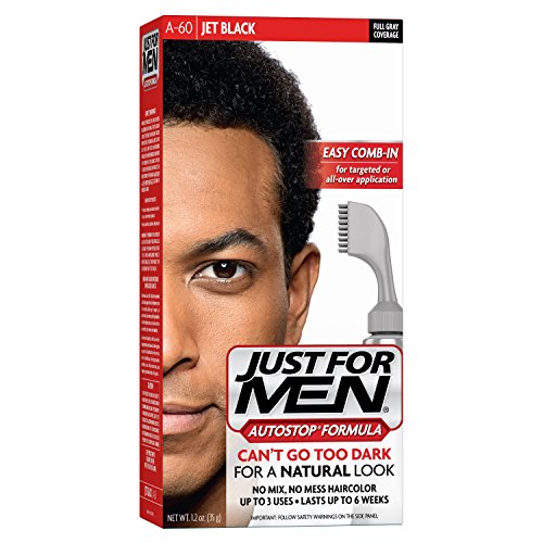 0701830155525 - JUST FOR MEN AUTOSTOP MEN'S HAIR COLOR, JET BLACK
