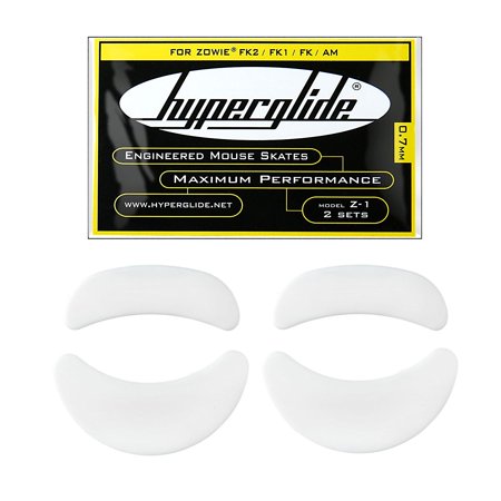0701851177292 - HYPERGLIDE MOUSE SKATES FOR ZOWIE ZA 11, ZA 12, FK 2, FK1, FK, AND AM