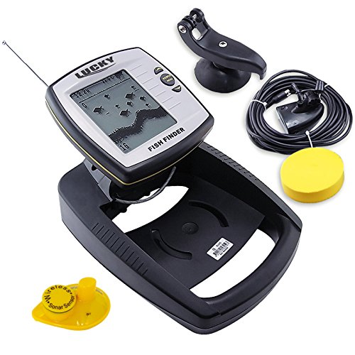 0701936208972 - LUCKY 2 IN 1 WIRED 100M AND 40M WIRELESS BOAT FISH FINDER