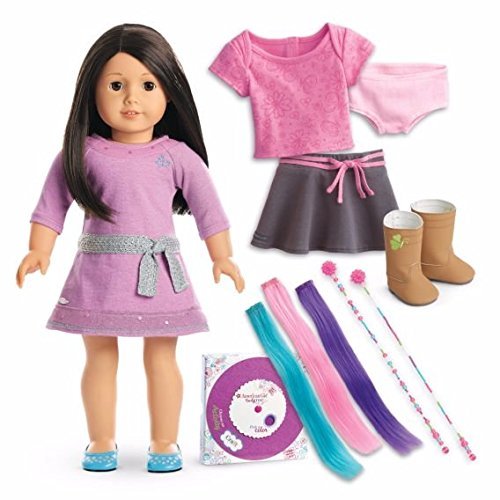 0701948574102 - AMERICAN GIRL TRULY ME DOLL BUNDLE INCLUDES 1 DOLL DN25, 1 BEACHY BRAIDS, 1 OUFIT, 1 HIGHLIGHT SET