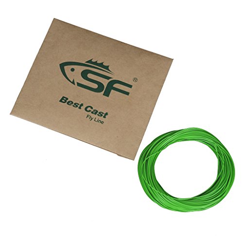 0701979888032 - SF FLY FISHING WEIGHT FORWARD FLOATING LINE GREEN 100FT WF5F
