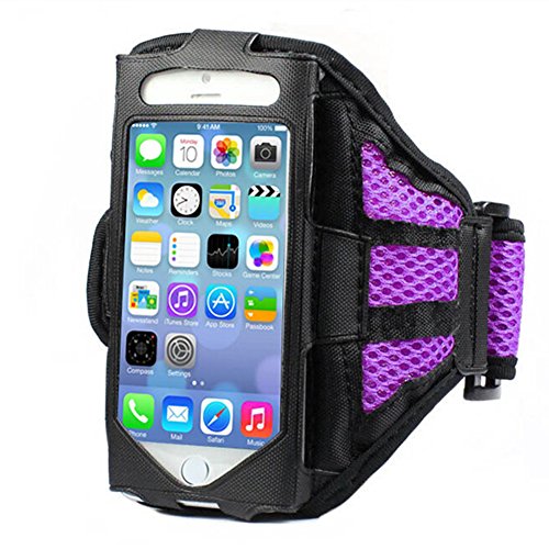 0701979976913 - GENERIC SPORTS ARMBAND CASE FOR IPHONE5 5S (PURPLE)