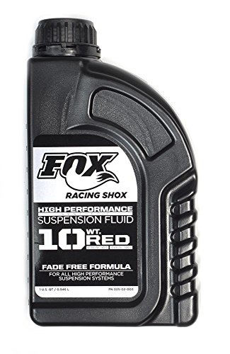 0701980127342 - FOX RACING SHOX 10 WT. SUSPENSION FLUID - 32OZ. RED, ONE SIZE