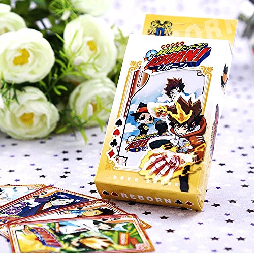 0701988666362 - ILIVE®10 STYLES DIFFERENT ANIME POKER STANDARD SIZE PLAYING CARDS,GAME CARD,CARTOON POKER (HITMAN REBORN POKER)