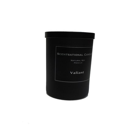 0702050652979 - PREMIUM SOY CANDLE, SCENTSATIONAL CANDLES, VALIANT (MAN CANDLE)