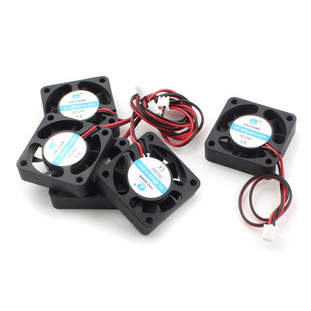 0702105496459 - COPAPA 5 X DC 24V 4010 40X40X10MM 2-WIRE COOLING FAN BLACK FOR PC CASE COOLER