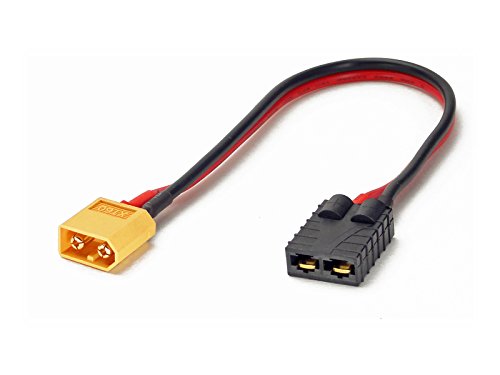 0702142981260 - TRAXXAS ID CHARGER ADAPTER: TRAXXAS FEMALE TO XT60 MALE PLUG (XT-60 DJI PHANTOM CHEERSON CX-20 CX-10 CX-30) (WIRES CABLES LEADS)