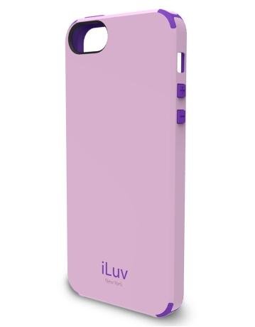 0702161816260 - ILUV ICA7H321PNK REGATTA DUAL LAYER CASE FOR APPLIE IPHONE 5 AND IPHONE 5S - 1 PACK - RETAIL PACKAGING - PINK