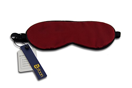 0702168066569 - ZOTOON SILK SLEEP MASK,THE #1 RATED SLEEPING MASKS FOR WOMEN AND MEN,100% PURE SILK EYE MASK FOR SLEEPING,RED,ONE SIZE