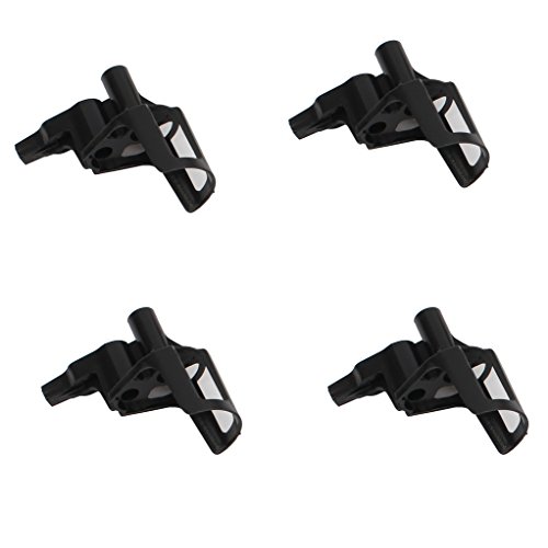 0702215608063 - RC QUADCOPTER GPTOYS H2O F2 F2C BLACK AVIAX MOTOR BASE 004 GP014, AMOSTING MOTOR PROTECTOR COVER SEAT FRAME DRONE ACCESSORIES SPARE PART - BLACK ( 4 PCS)