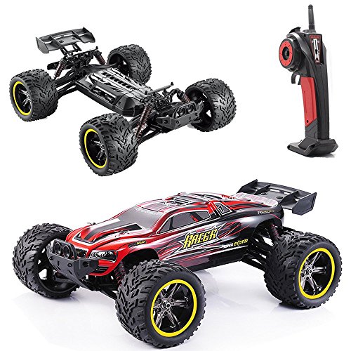 0702215608452 - AMOSTING RC CARS REMOTE CONTROL TRUCK S912 HIGH SPEED OFF-ROAD 33MPH 1/12 SCALE FULL PROPORTIONAL 2.4GHZ 2WD ELECTRIC CARS - RED