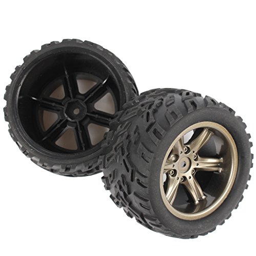0702215609565 - TIRE, AMOSTING RC CAR ACCESSORY SPARE PARTS FOR GPTOYS S912 16-ZJ01 (2 PCS)