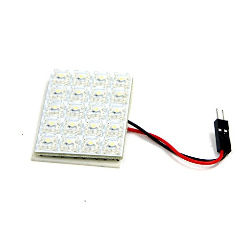 0702334347669 - TIROL 12V 20PCS SMD PANEL LED LAMP INTERIOR ROOM DOME DOOR CAR VEHICLE LIGHT BULB WITH 3 DIFFERENT ADAPTERS