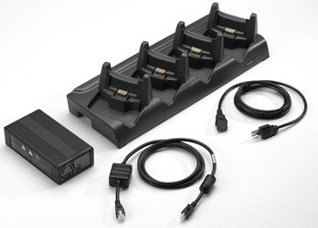 0702334646106 - MOTOROLA CRD4000 4 SLOT ETHERNET CHARGING CRADLE - CRD4000-4000ER / WT41N0 WT4090 ACCESSORIES / ETHERNET / 4 SLOT / KIT WITH PS AND LINE CORD