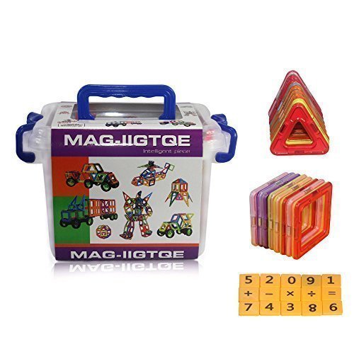 0702403496731 - EMAKS® MAGNETIC BUILDING BLOCKS 71PIECES SAMES AS MAGFORMERS CONSTRUCTION LEARNING EDUCATIONAL TOYS SET FOR TODDLERS