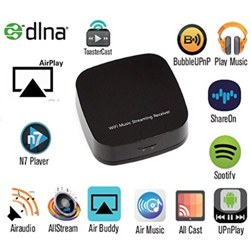 0702472889380 - NEW AIRMUSIC AIRPLAY WIFI DLNA QPLAY MUSIC RADIO RECEIVER FOR IOS ANDROID-WIRELESSLY STREAM STEREO MUSIC SPEAKER SYSTEM -BY WLANHIFI